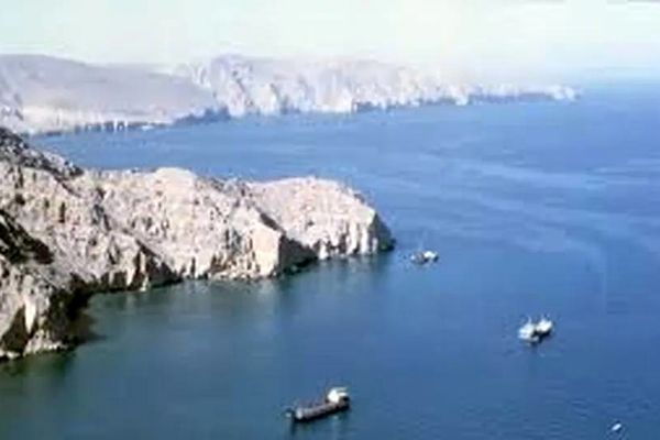 یک کشتی کانتینربر از تنگه هرمز عبور کرد