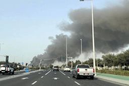 پتروشیمی ابوظبی آتش گرفت