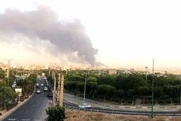 حمله موشکی آمریکا و اسرائیل به انبارهای نفت در تهران و البرز