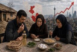 سونامی گرانی به سفره فقرا رسید/ عبور تورم خوراکی‌ها از مرز ۱۳۴ درصد/ ۱۱ استان درگیر تورم سه‌رقمی هستند + نمودار